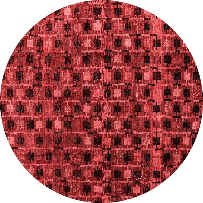 Machine Washable Abstract Red Modern Rug, wshabs4893red