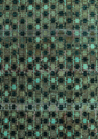 Abstract Turquoise Modern Rug, abs4893turq