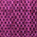 Square Machine Washable Abstract Pink Modern Rug, wshabs4893pnk