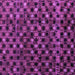 Square Machine Washable Abstract Purple Modern Area Rugs, wshabs4893pur