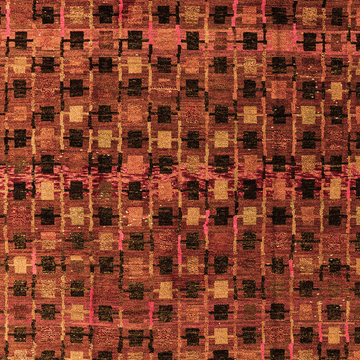 Abstract Orange Modern Rug, abs4893org