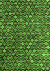 Abstract Green Modern Rug, abs4894grn