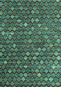 Abstract Turquoise Modern Rug, abs4894turq