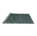 Sideview of Machine Washable Abstract Light Blue Modern Rug, wshabs4894lblu