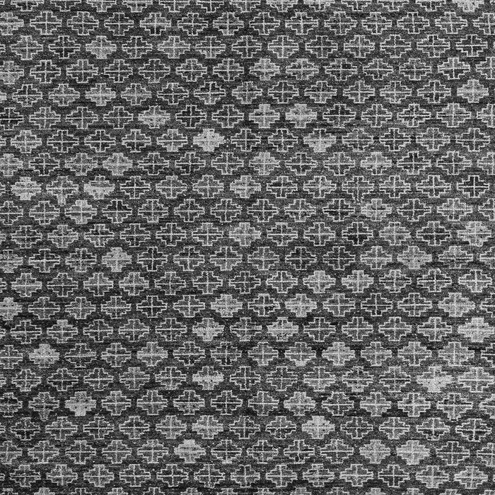 Square Abstract Gray Modern Rug, abs4894gry