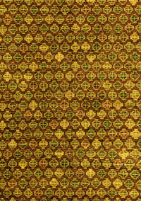 Abstract Yellow Modern Rug, abs4894yw