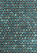 Abstract Light Blue Modern Rug, abs4894lblu