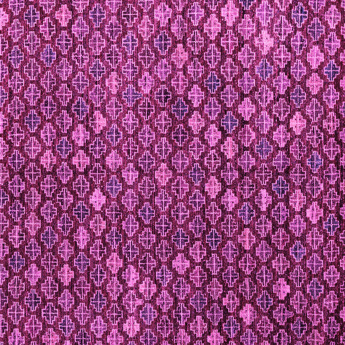 Square Abstract Pink Modern Rug, abs4894pnk