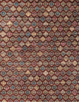 Abstract Red Modern Rug, abs4894