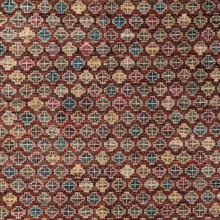 Abstract Red Modern Rug, abs4894