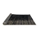 Sideview of Abstract Black Modern Rug, abs4895