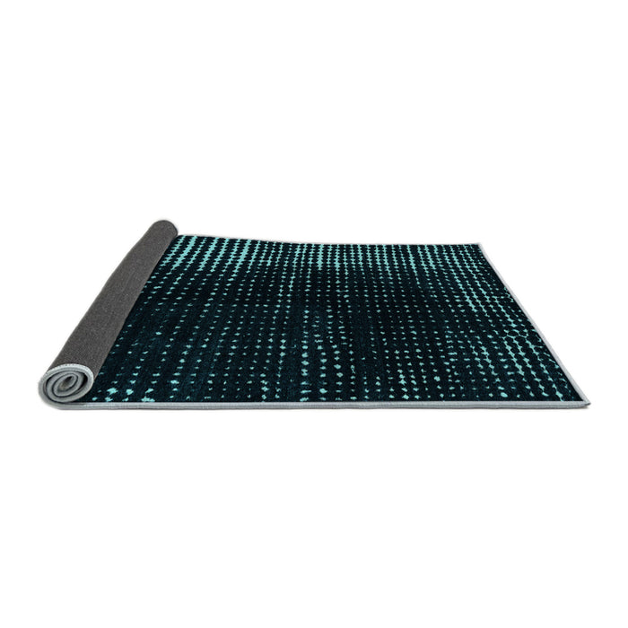 Sideview of Abstract Light Blue Modern Rug, abs4895lblu