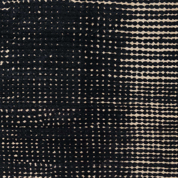 Machine Washable Abstract Black Rug, wshabs4895