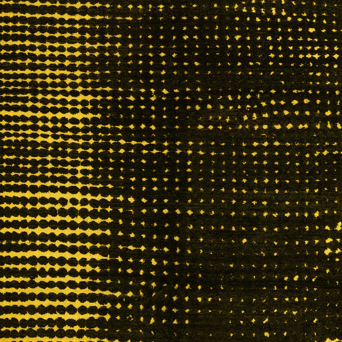 Machine Washable Abstract Yellow Modern Rug, wshabs4895yw