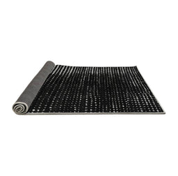 Sideview of Abstract Gray Modern Rug, abs4895gry
