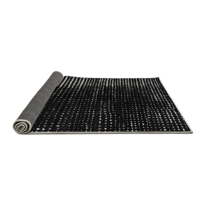 Sideview of Abstract Gray Modern Rug, abs4895gry