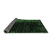 Sideview of Abstract Emerald Green Modern Rug, abs4895emgrn