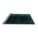 Sideview of Machine Washable Abstract Light Blue Modern Rug, wshabs4895lblu