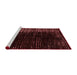 Modern Red Washable Rugs