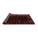 Abstract Red Modern Area Rugs