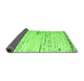 Sideview of Solid Green Modern Rug, abs4896grn