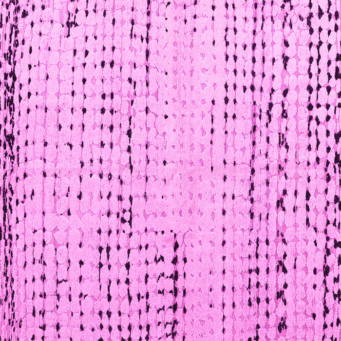 Square Solid Pink Modern Rug, abs4896pnk