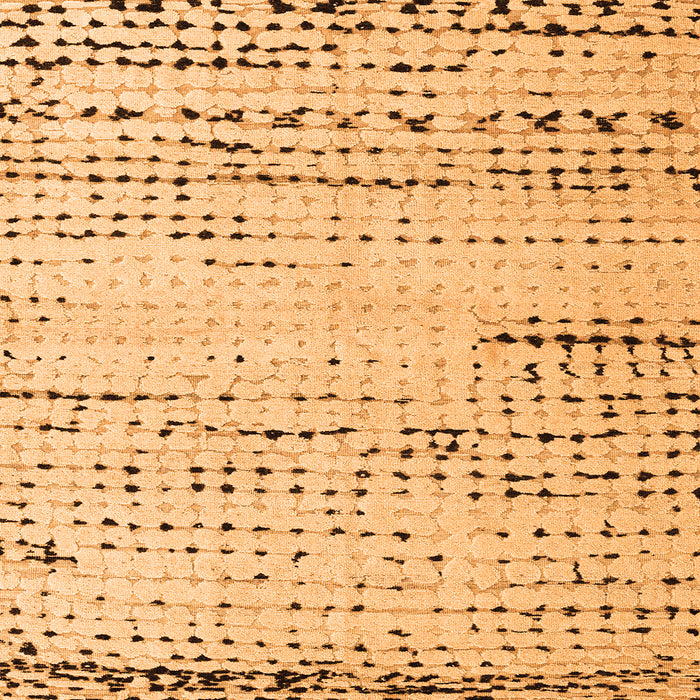 Square Machine Washable Solid Orange Modern Area Rugs, wshabs4896org