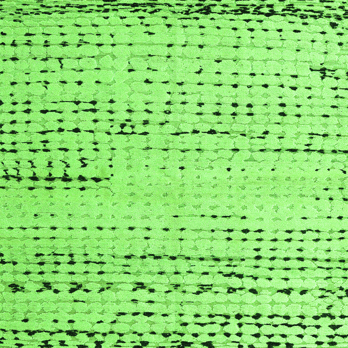 Square Machine Washable Solid Green Modern Area Rugs, wshabs4896grn