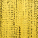 Square Solid Yellow Modern Rug, abs4896yw