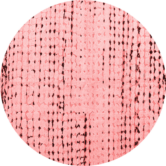 Machine Washable Solid Red Modern Rug, wshabs4896red
