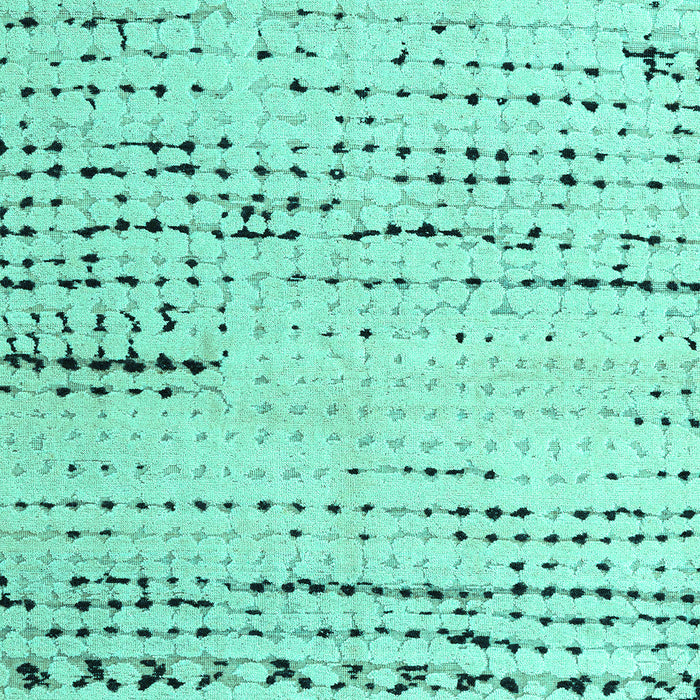 Machine Washable Solid Turquoise Modern Area Rugs, wshabs4896turq