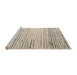Sideview of Machine Washable Abstract Khaki Green Rug, wshabs4897