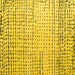 Square Machine Washable Solid Yellow Modern Rug, wshabs4897yw