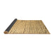 Sideview of Solid Brown Modern Rug, abs4897brn