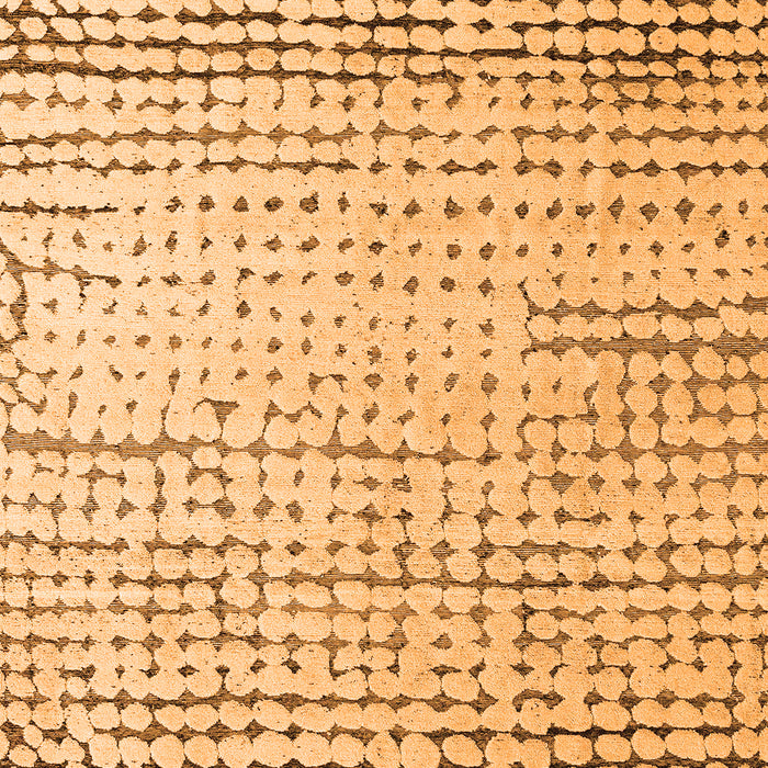 Solid Orange Modern Rug, abs4897org