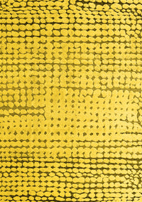 Solid Yellow Modern Rug, abs4897yw