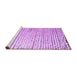 Sideview of Machine Washable Solid Purple Modern Area Rugs, wshabs4897pur