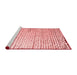 Modern Red Washable Rugs