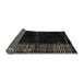 Sideview of Abstract Black Modern Rug, abs4898