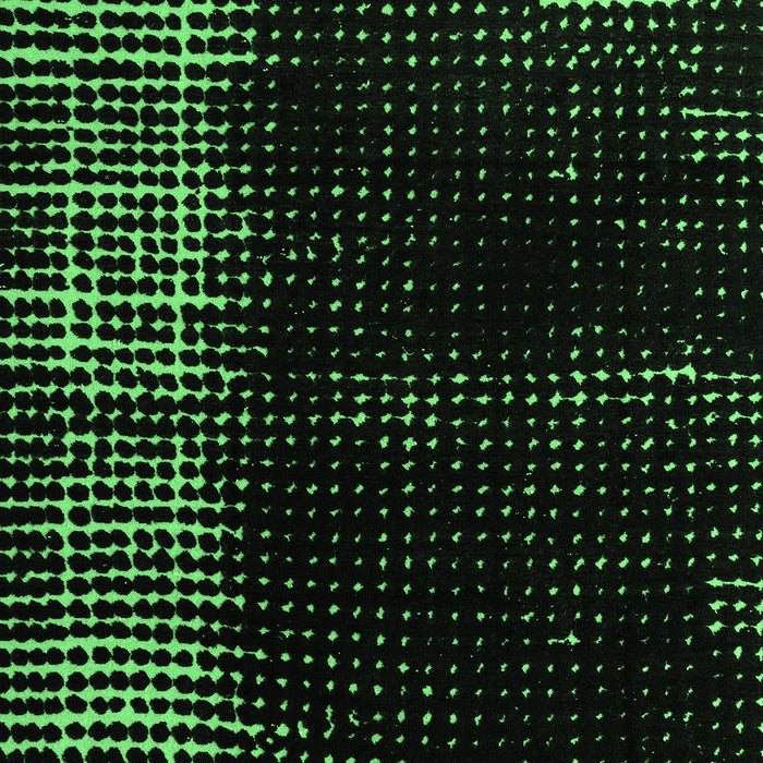 Machine Washable Abstract Emerald Green Modern Area Rugs, wshabs4898emgrn