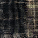 Square Abstract Black Modern Rug, abs4898