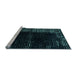 Sideview of Machine Washable Abstract Light Blue Modern Rug, wshabs4898lblu