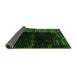 Sideview of Abstract Green Modern Rug, abs4898grn