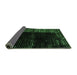 Sideview of Abstract Emerald Green Modern Rug, abs4898emgrn