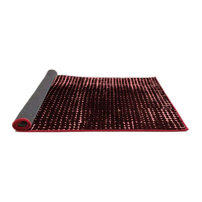 Abstract Red Modern Area Rugs
