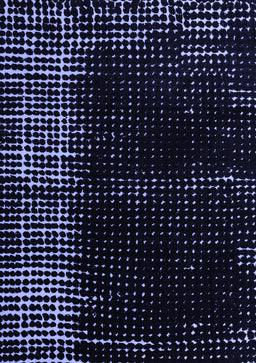 Abstract Blue Modern Rug, abs4898blu