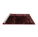 Modern Red Washable Rugs