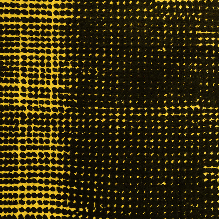 Machine Washable Abstract Yellow Modern Rug, wshabs4898yw