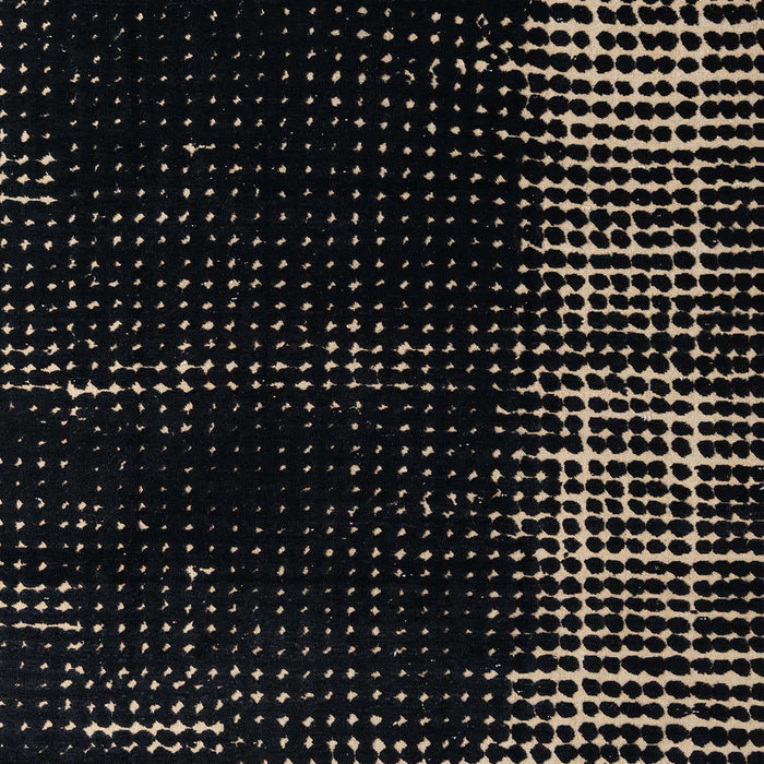 Machine Washable Abstract Black Rug, wshabs4898