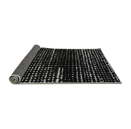 Sideview of Abstract Gray Modern Rug, abs4899gry